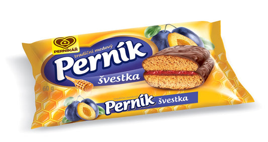 Gingerbread (Pernik) with plum jam filling