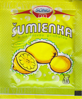 Effervescent powder drink (sumienka) - Lemon