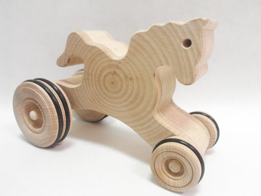 Horse on wheels