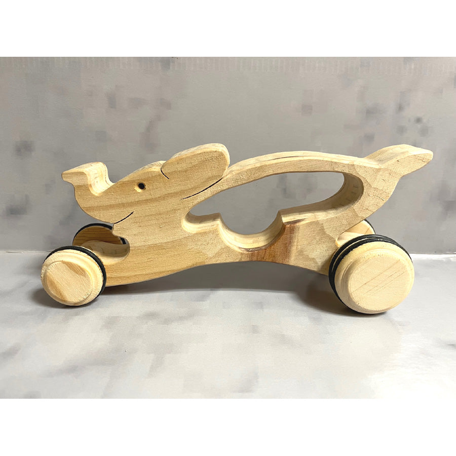 Elephant on wheels with handle