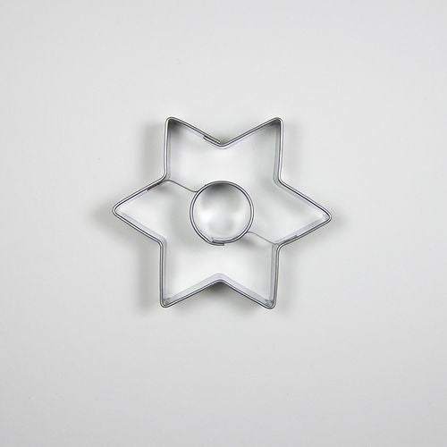 Cookie Cutter - Star with middle circle (big) (Vykrajovacka hvezda se stredem velka)