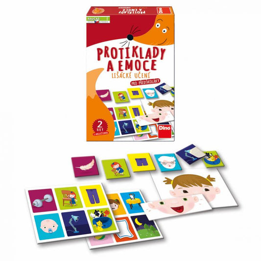 Fox learning - Opposites and Emotions 2 games with English