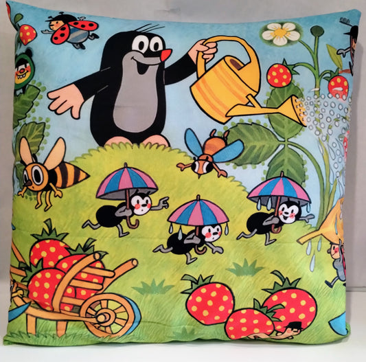 Pillow Little Mole - Gardener (Krtecek zahradnik)