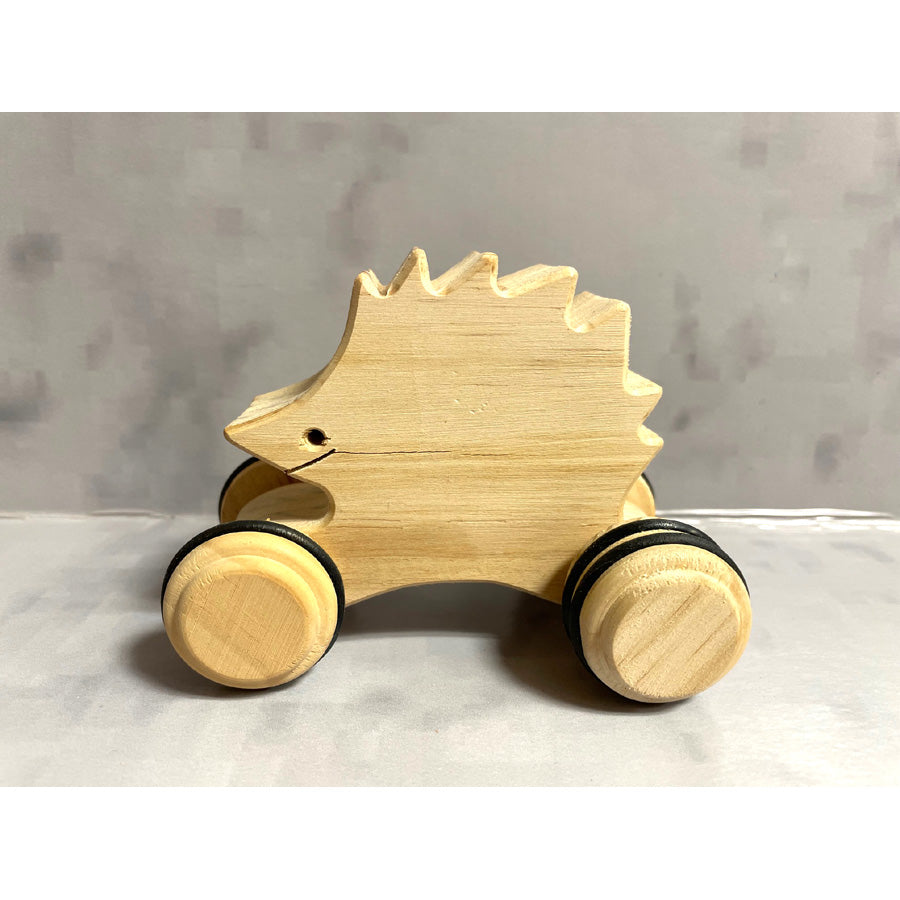Hedgehog on wheels