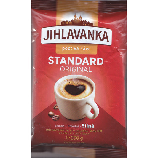 Jihlavanka Kava Standard Coffee Strong Ground 250g