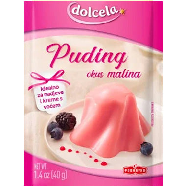 Pudding raspberry Dolcela Podravka (Malinovy puding) 40g