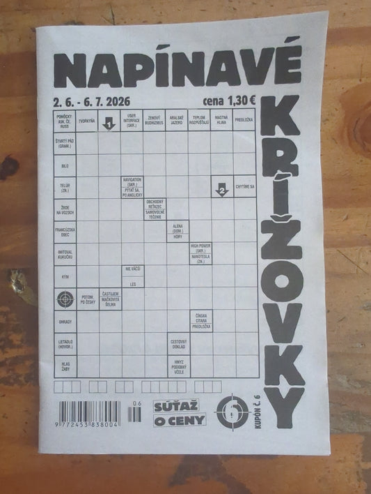 Napínavé křížovky 2.6-6.7 2026