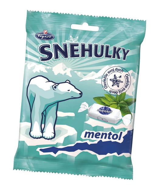 Snehulky Menthol caramels