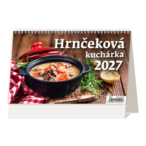 Hrncekova kucharka table calendar SK 2027