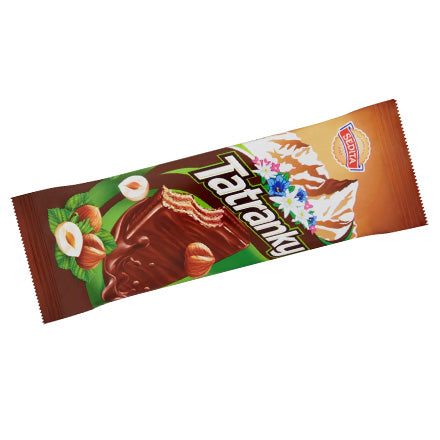 Tatranky covered in milk chocolate with hazelnuts 30g