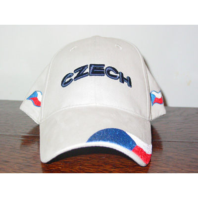 Baseball hat Czech - White with flag