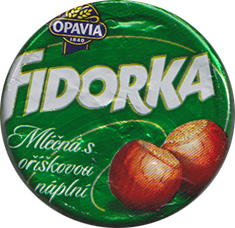 Fidorka milk, hazelnuts - green