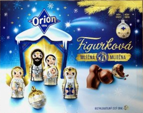 Christmas hollow figures set chocolate Orion - MILK