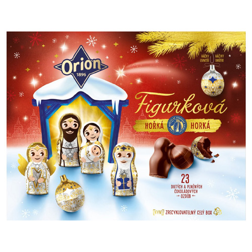 Christmas hollow figures set chocolate Orion - Dark 