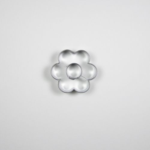Cookie cutter - Flower with circle (small) 37mm