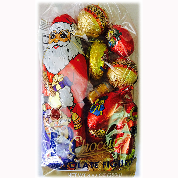 Chocolate Santa bag