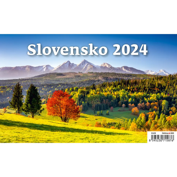 Slovensko stolovy kalendar 2024