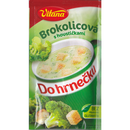 Soup broccoli with croutons to the cup - Vitana 