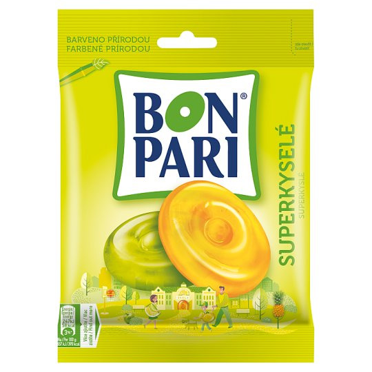 Bon Pari Super Sour hard fruit candy
