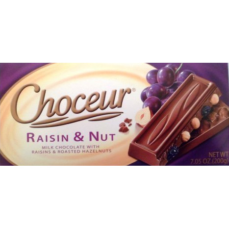 Cokolada Choceur Raisin & Nut German