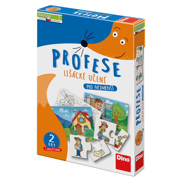 Fox learning - Professions 2 games with English 3+