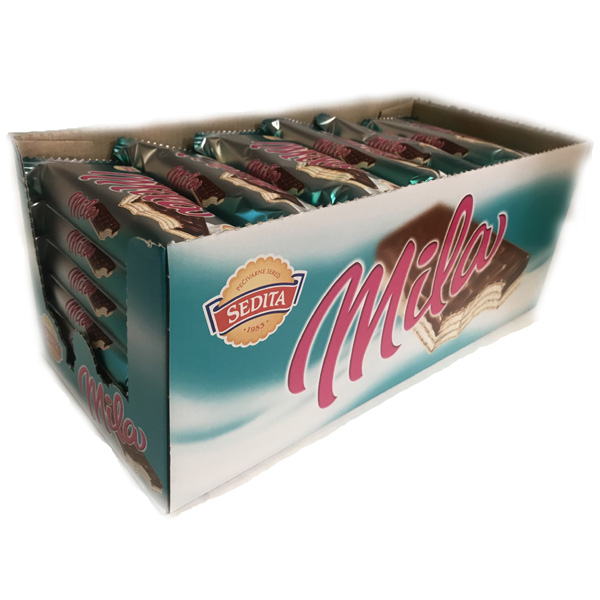 Mila wafer box of 36pcs  = 30 + 6 free