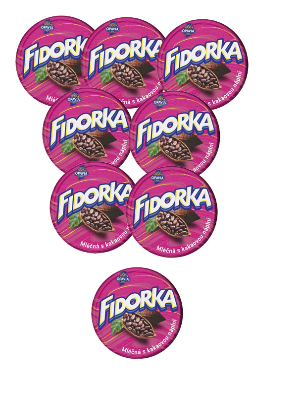 Fidorka milk with cocoa cream 7+1