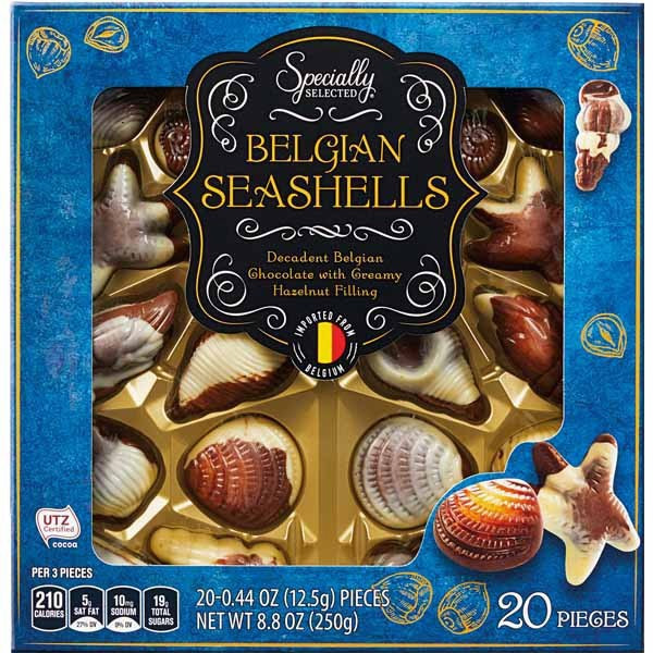 Belgian Seashells chocolate collection