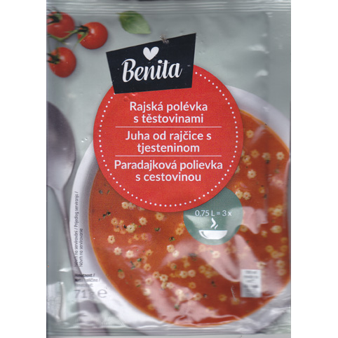 Soup - Tomato with pasta Benita 71g