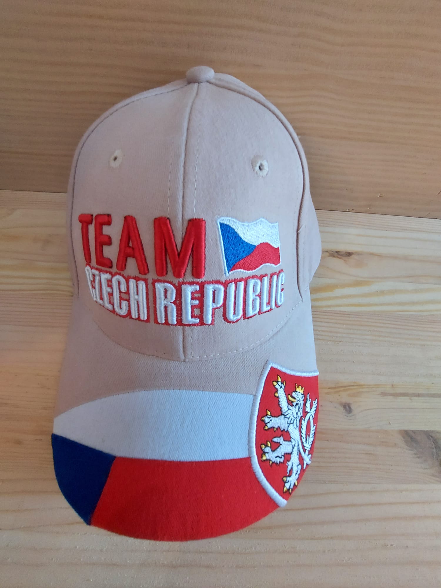 Baseball Hat Team Czech Republic Biege