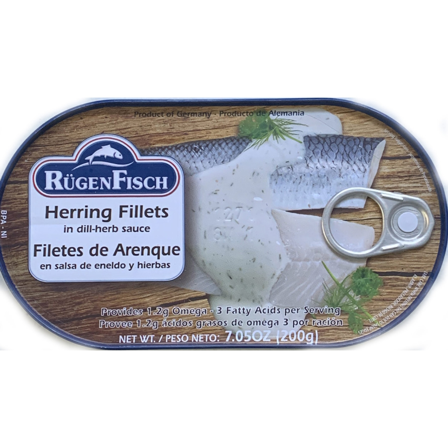 Herring Fillets in dill-herb sauce #1