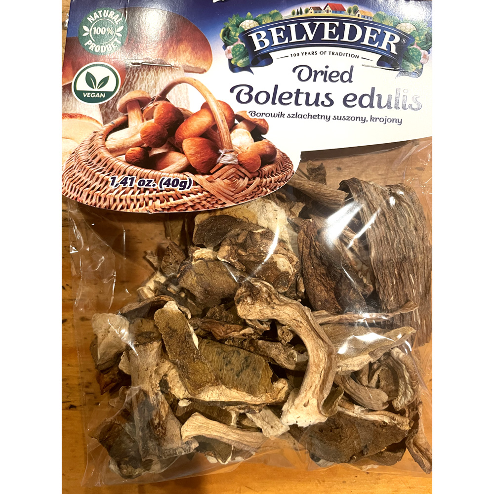 Dried Boletus edulis mushroom 40g