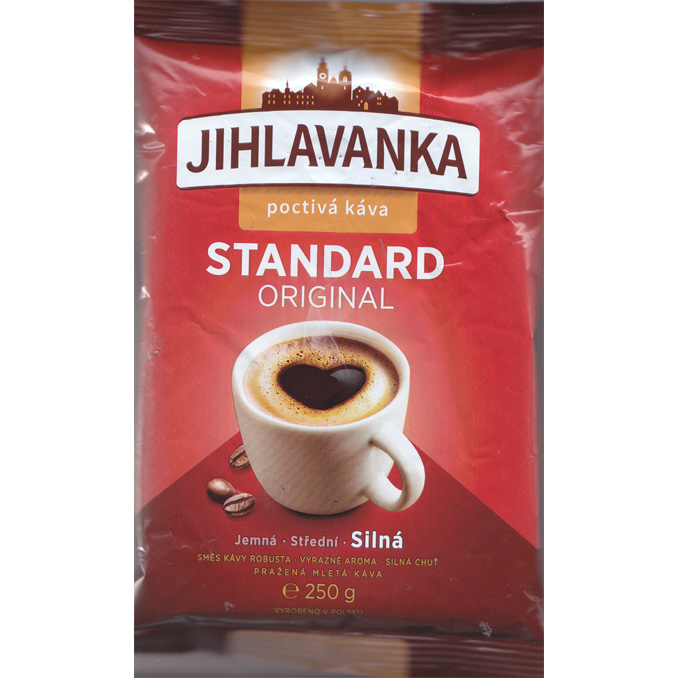 Coffee - Czech standard ground-Jihlavanka strong 250g